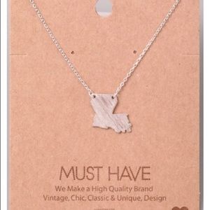 LOUISIANA State Pendant Necklace!!!